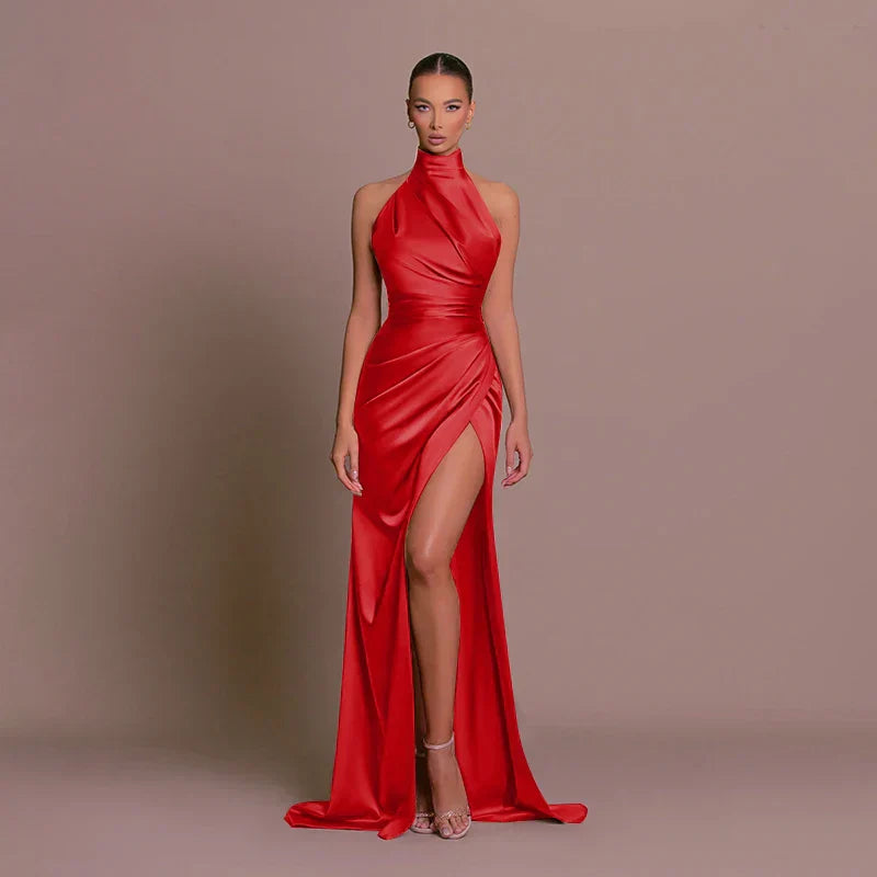 Livia | Elegant Slit Evening Gown