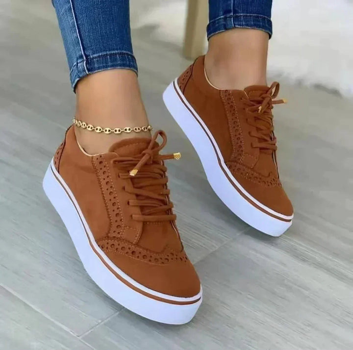 Livia-Brogue Platform Sneakers