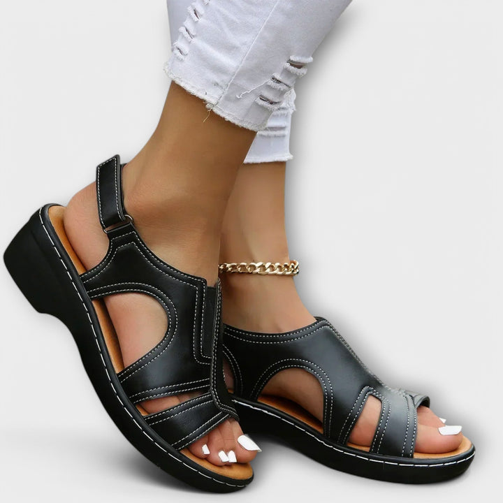 Christina | Comfort-Enhanced Orthopedic Leather Sandals