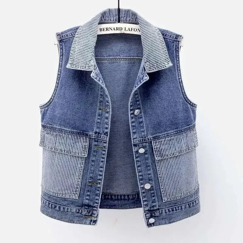 Frankie - Contrast Pocket Utility Vest