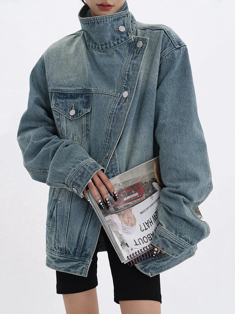Zara - High Collar Street Jacket