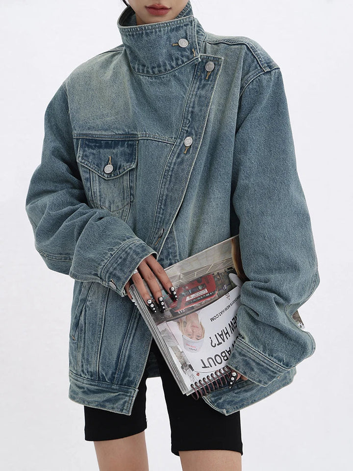 Zara - High Collar Street Jacket