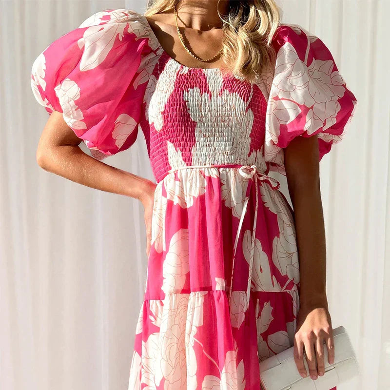 ValenciaOne™ Tiered One-Shoulder Maxi Dress