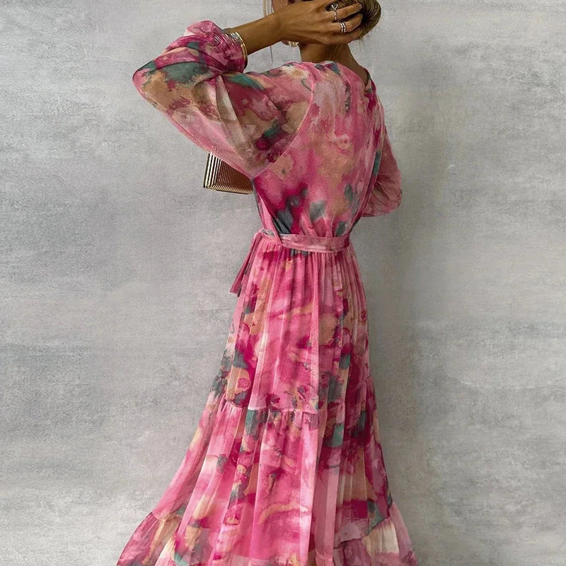 Sophie | Chic Floral Elegance Dress