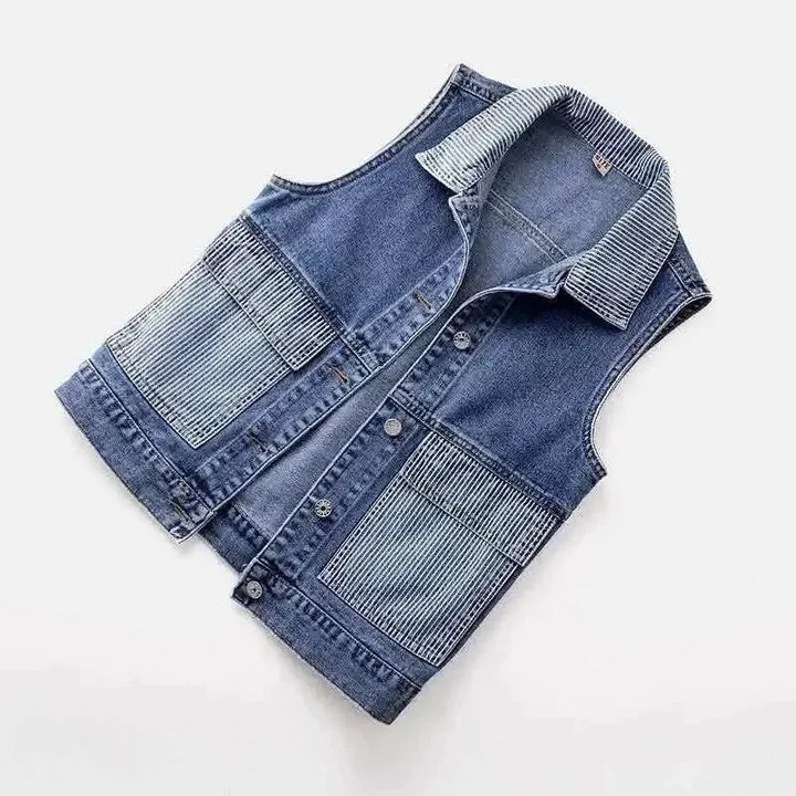 Frankie - Contrast Pocket Utility Vest