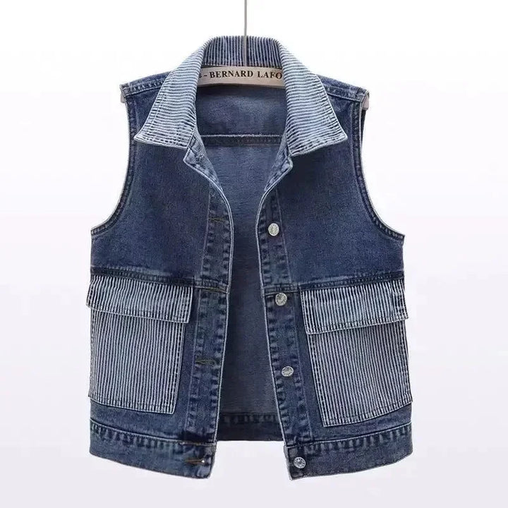 Frankie - Contrast Pocket Utility Vest