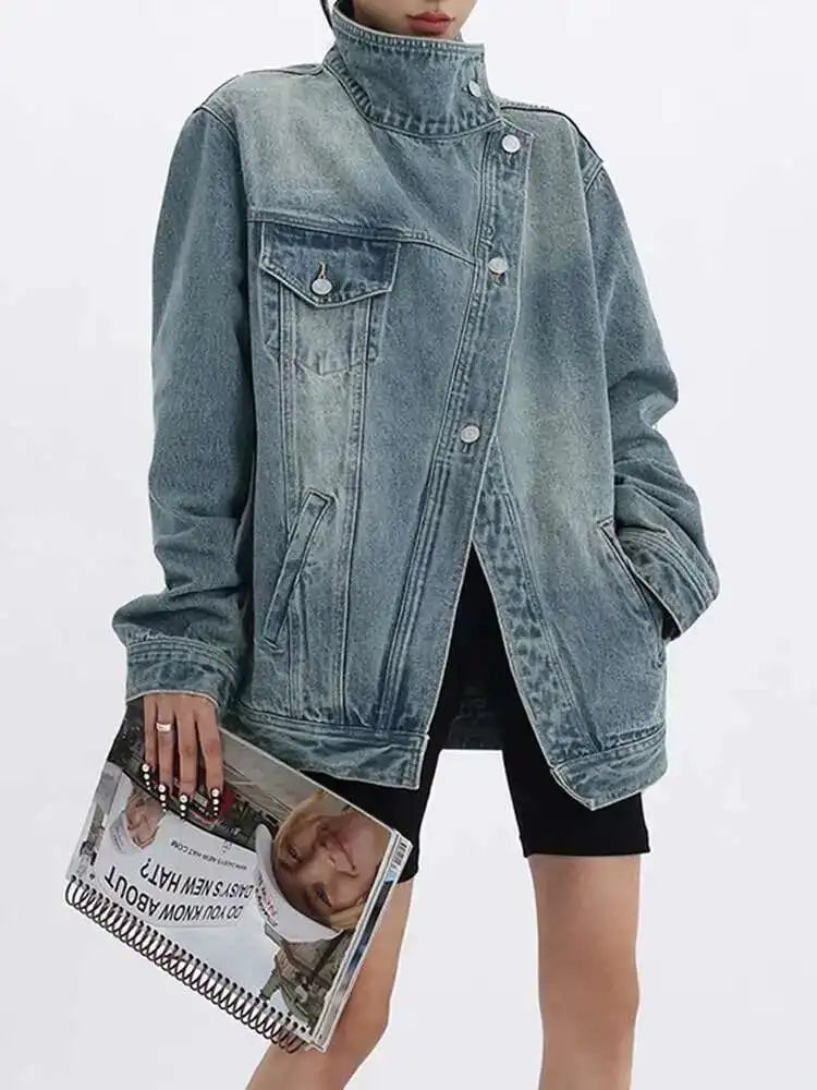 Zara - High Collar Street Jacket
