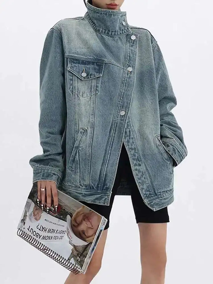 Zara - High Collar Street Jacket