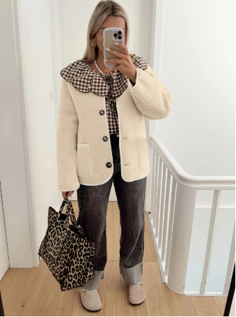 Lillia™ Fleece Button-Up Jacket