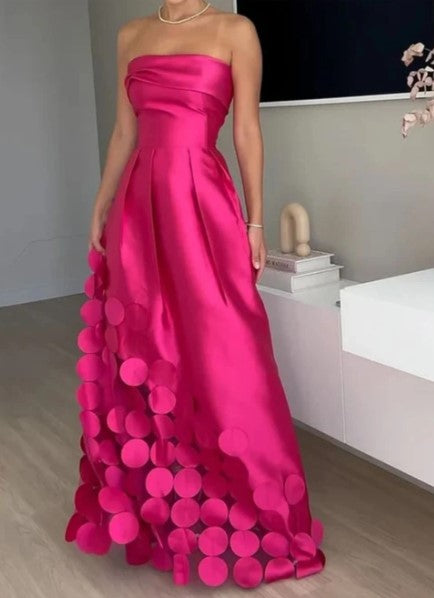 Marina | Elegant Long Sheath Circle Dress