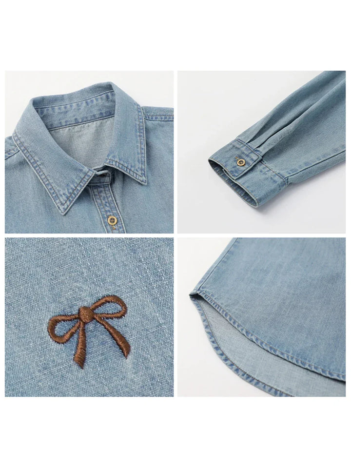 Elsie - Embroidered Relaxed Shirt