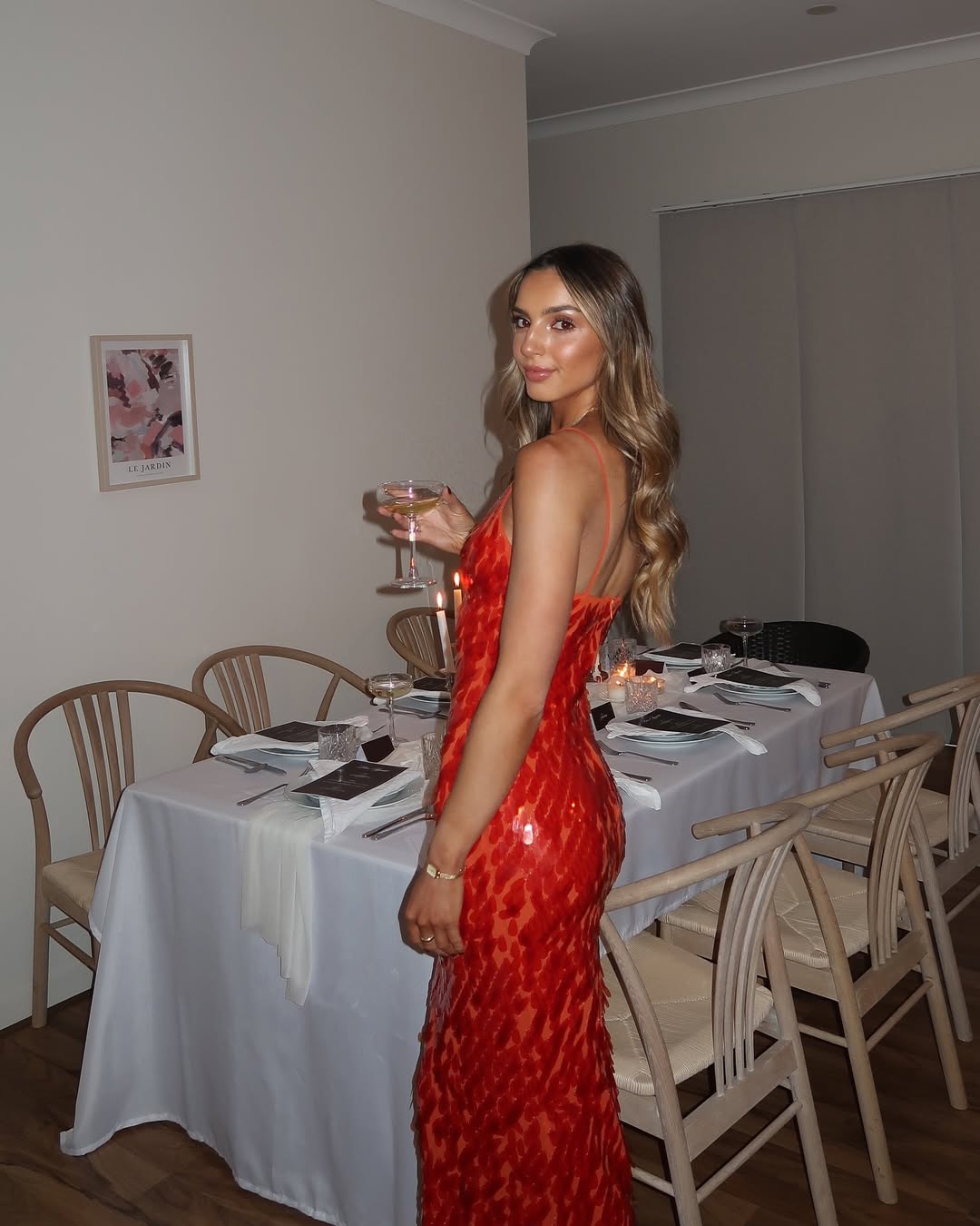 Kalea - Backless Sequin Glitter Dress