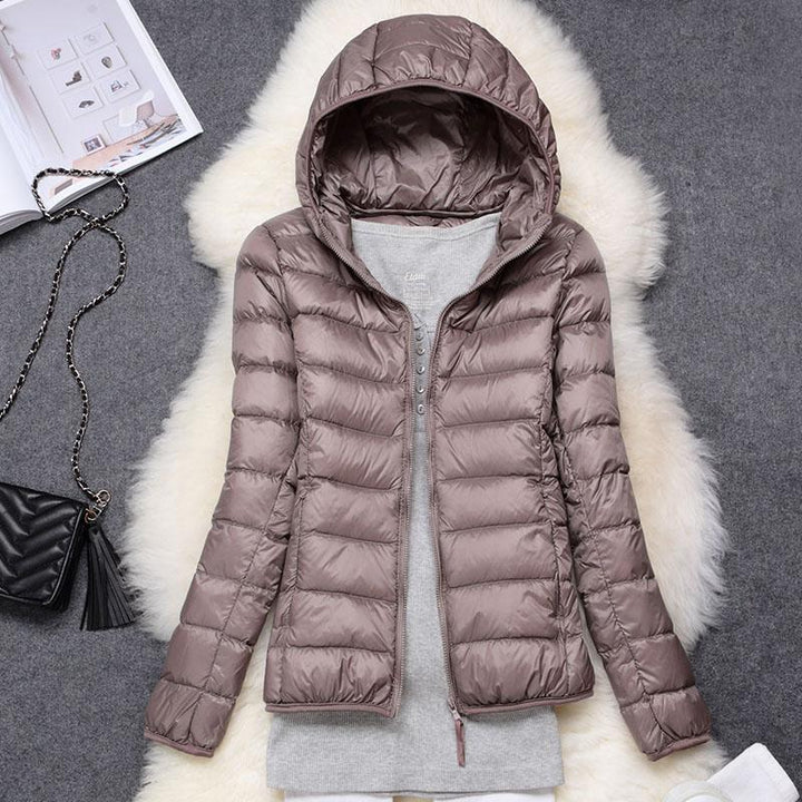 Kaia | Lightweight Hooded Puffer Jacket