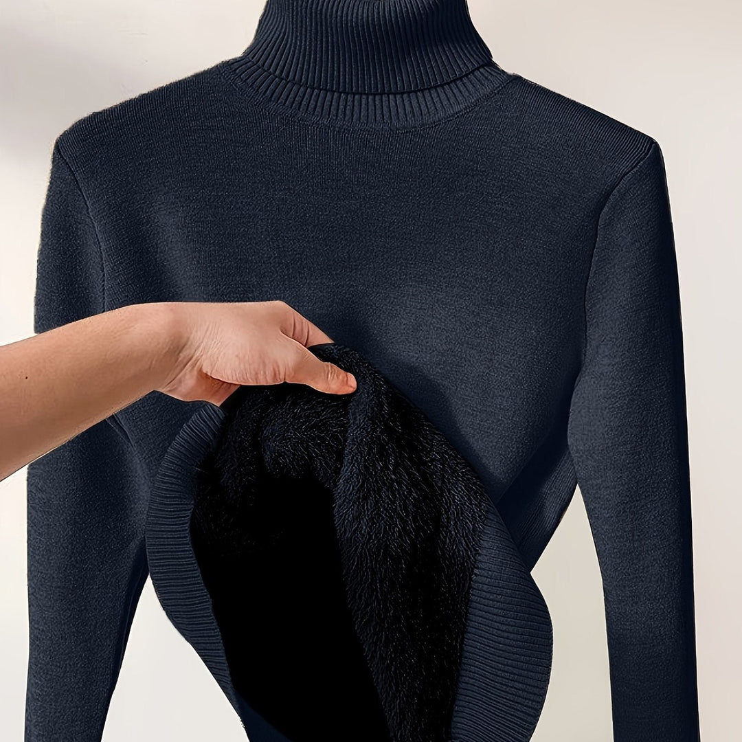 Elise | casual and minimalist turtleneck sweater