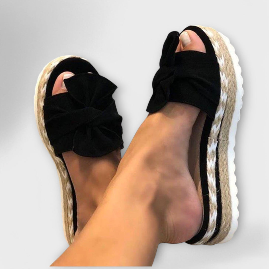 Solegenius | Bow-Embellished Orthopedic Sandals