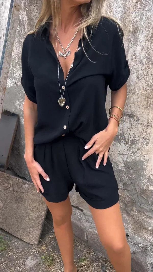 The Isla Button-Up Linen Set