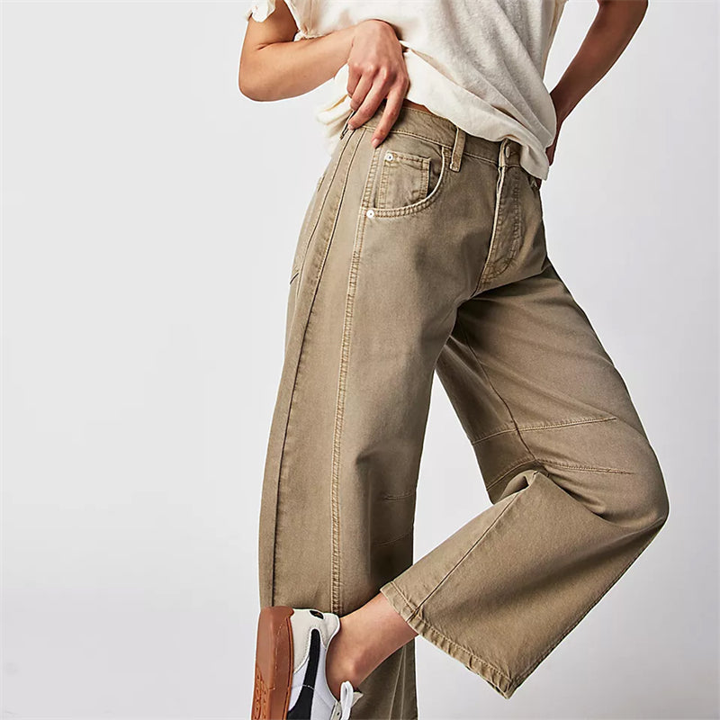Elena - Urban Ease Wide-Leg Trousers