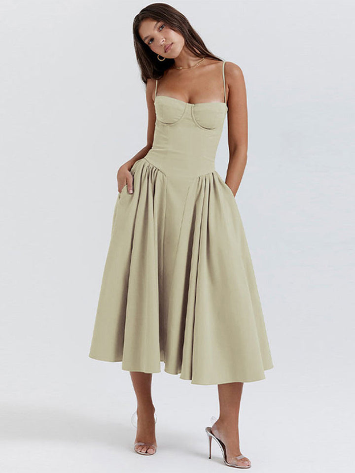 Phoebe - Retro Chic Cross-Border Maxi Dress