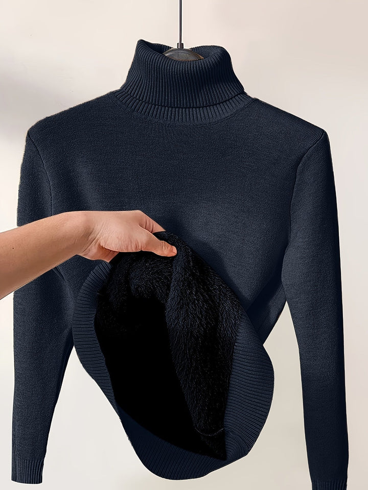 Elise | casual and minimalist turtleneck sweater