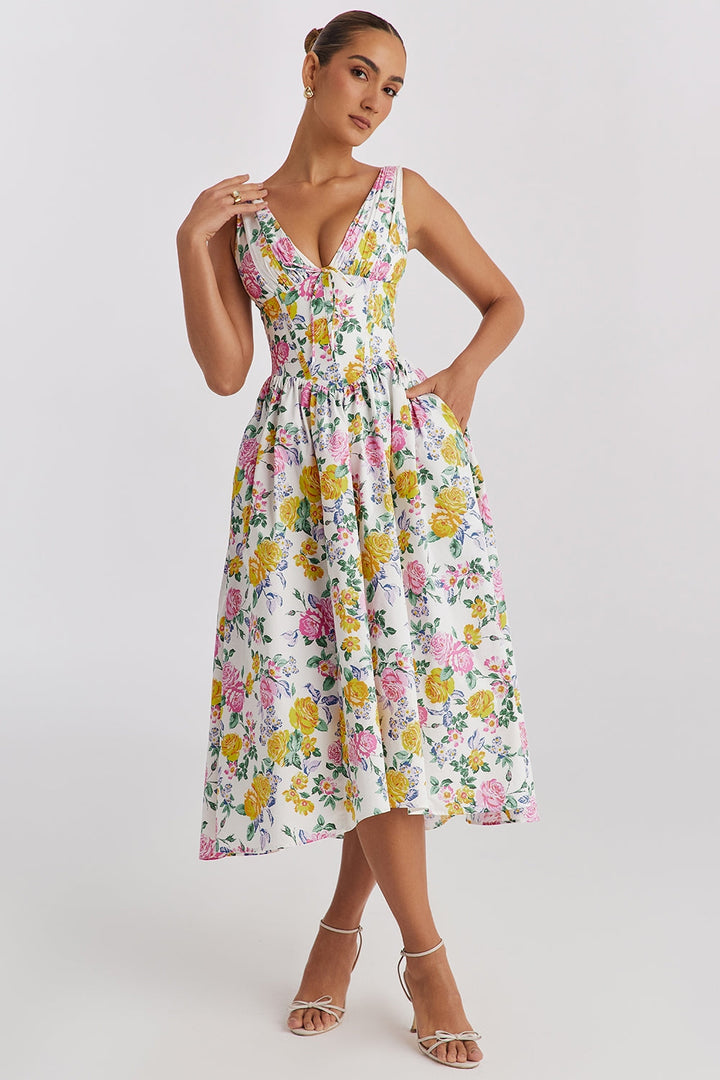 Aeliana - Chic and Flattering Summer Dress