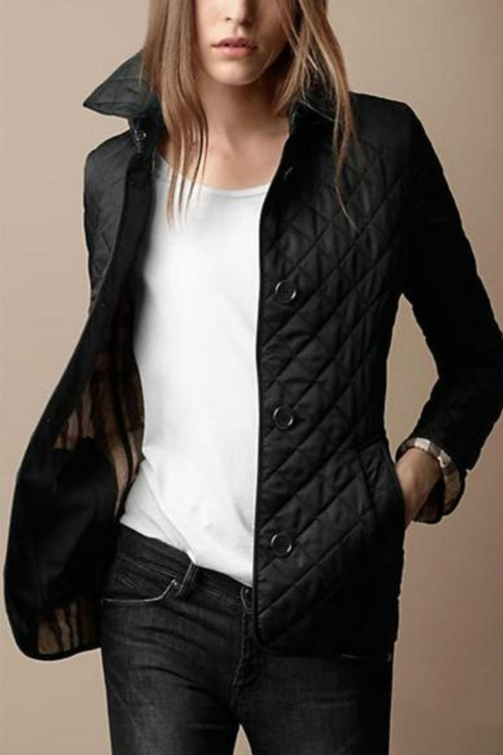 Eva | Slim Silk Cotton Jacket