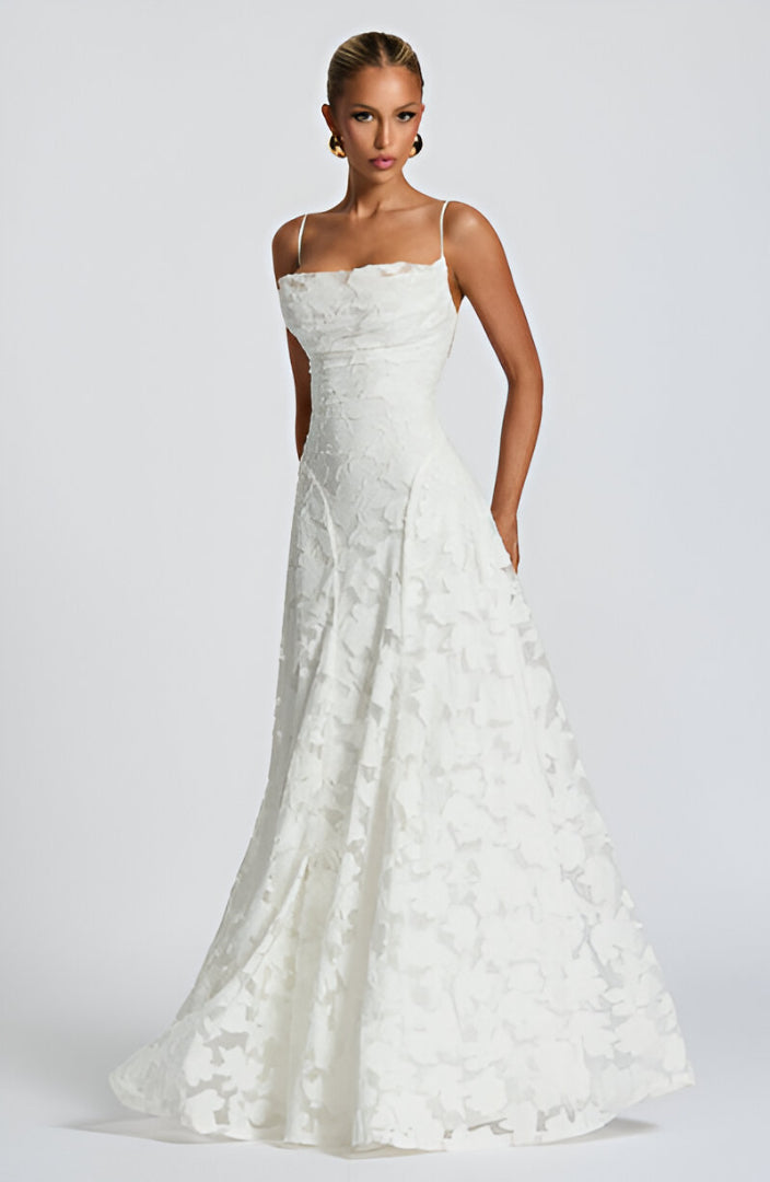 Phoebe | Long Dress with Lace Corset