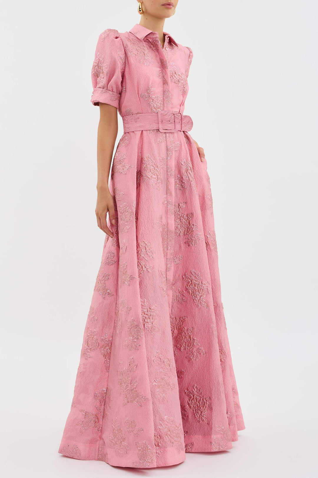 Celina | Dress with Short Puff Sleeves