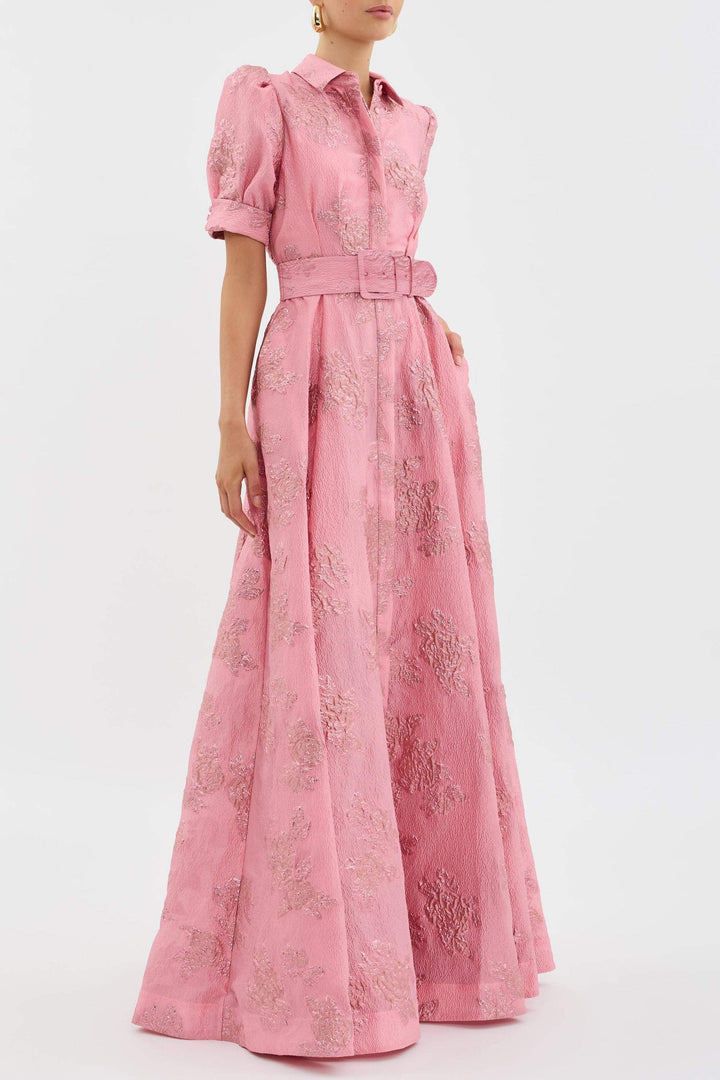 Celina | Dress with Short Puff Sleeves