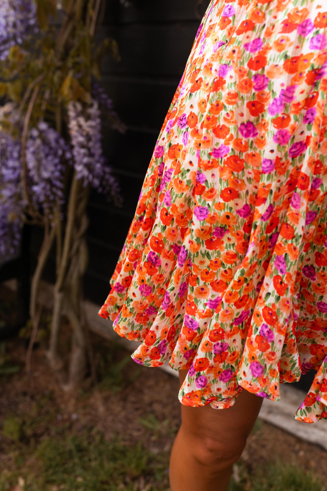 CLÉA™ | Floral Ruffle Skirt