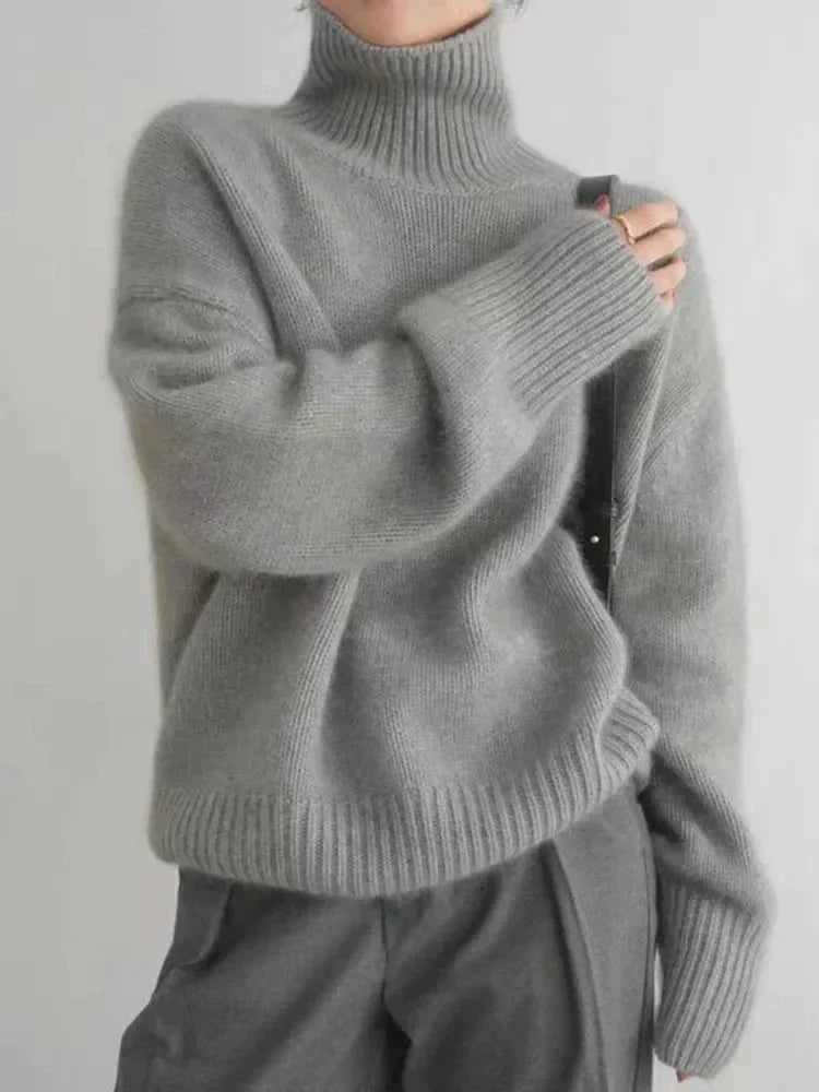 Lisette | Turtleneck Cashmere Sweater