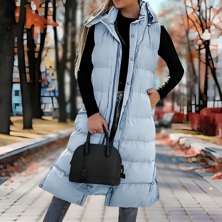 Lilibeth | Sleeveless Long Parka