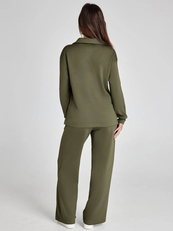Margaret | Casual Long Sleeve Two-piece Set