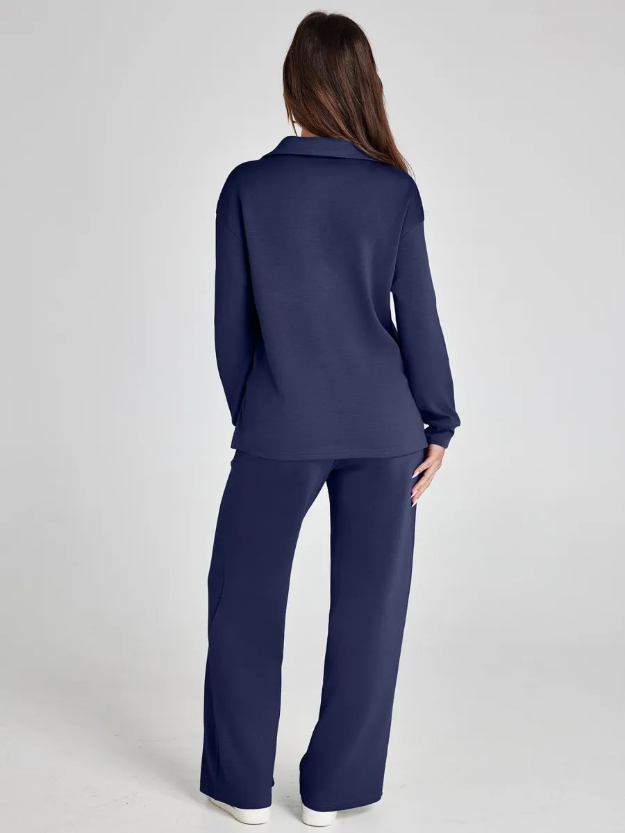 Margaret | Casual Long Sleeve Two-piece Set