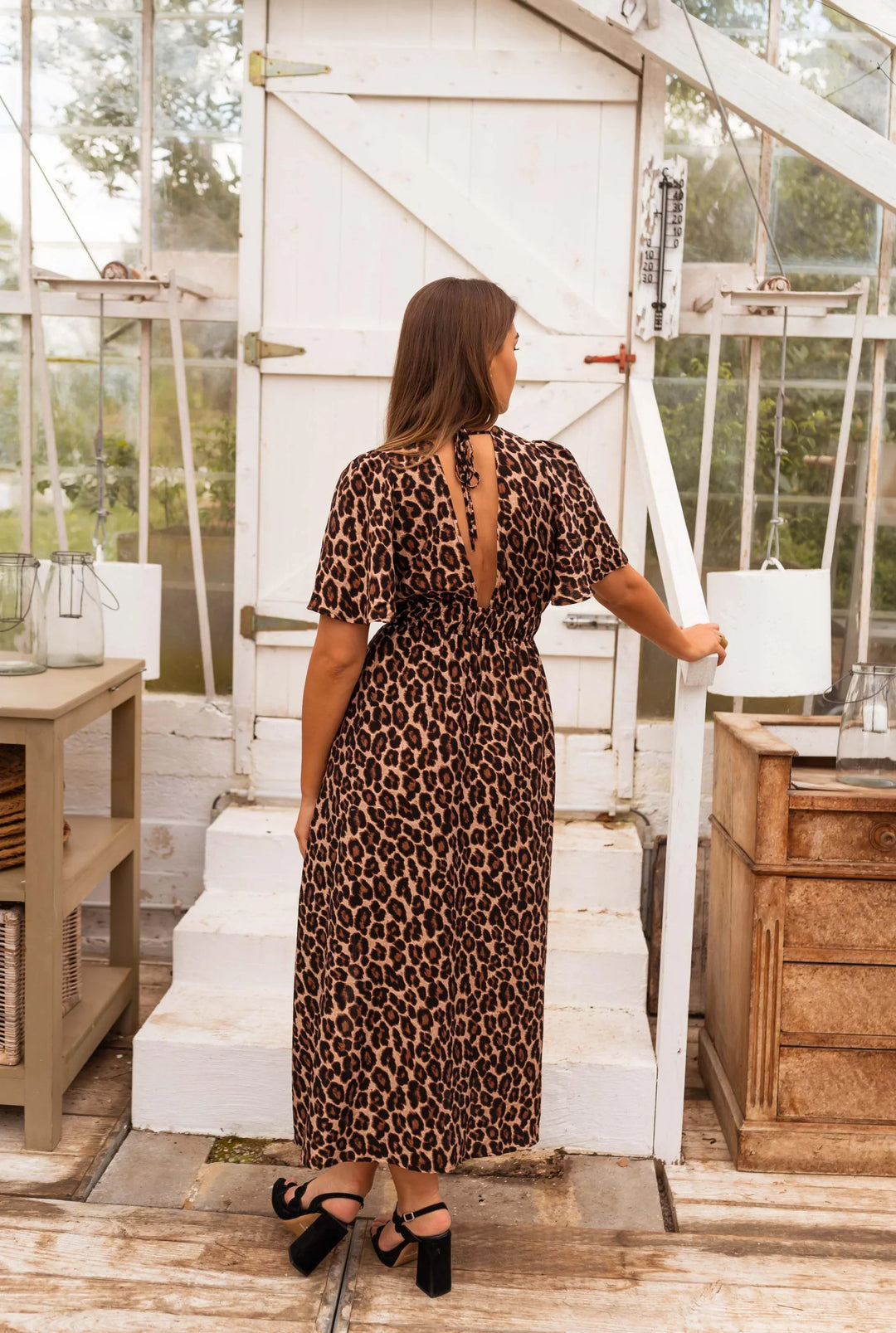 STELLA™ Leopard Print Maxi Dress