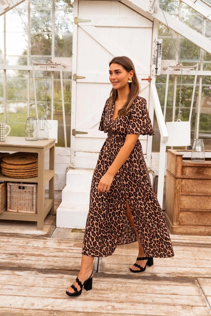 STELLA™ Leopard Print Maxi Dress