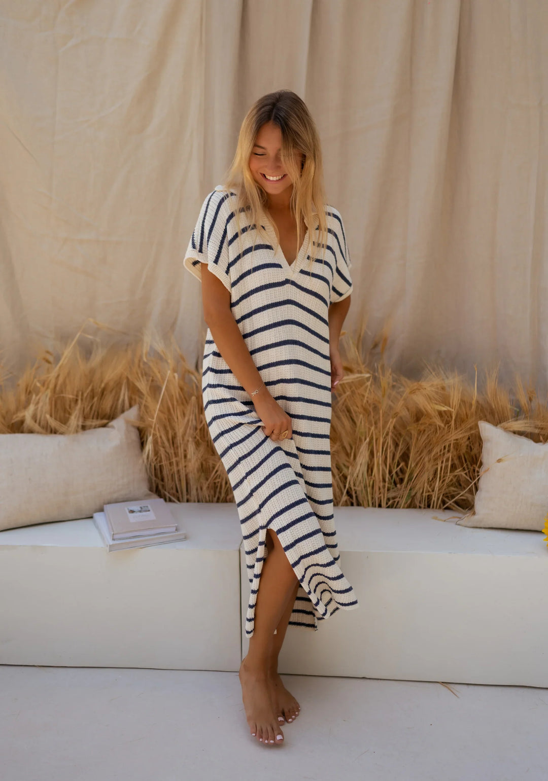 SOPHIA™ | STRIPED KNIT DRESS