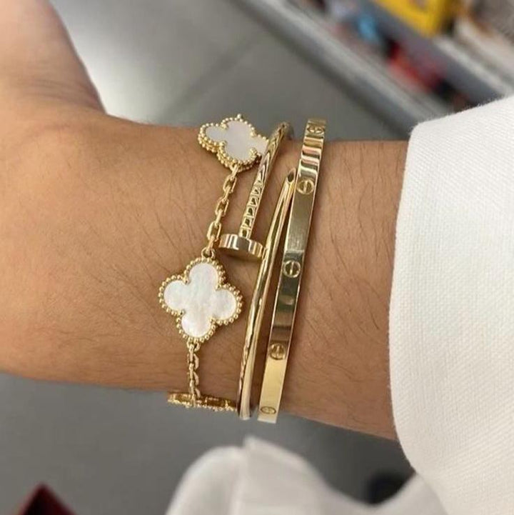 CLOVER BRACELET | PEARL